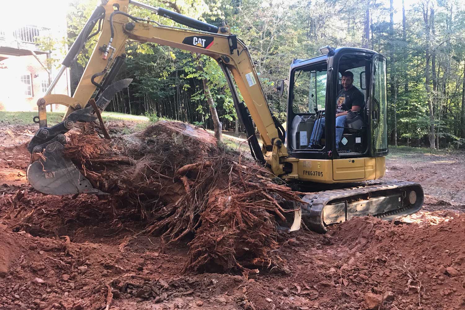 land clearing stump removal