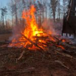 Land clearing burn 5